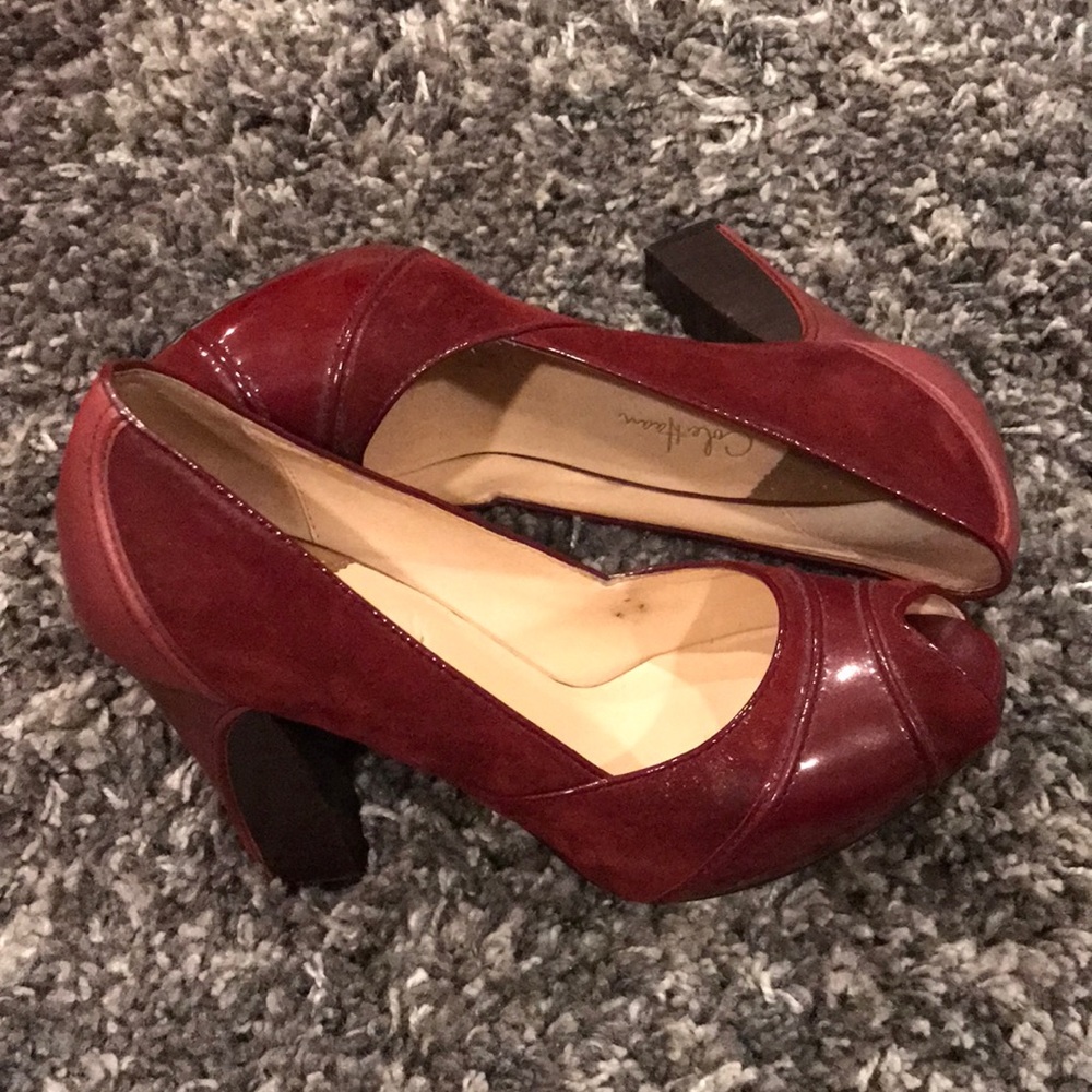 Cole haan Nike air maroon heels